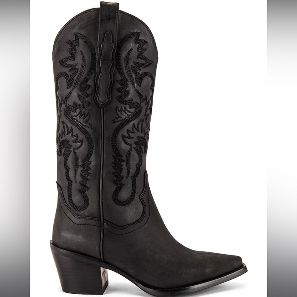 Jeffrey Campbell Dagget Boot in Black Washed - 7